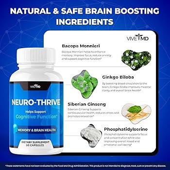 How Neuro-Thrive Ingredients Work to Boost Brain Vitality