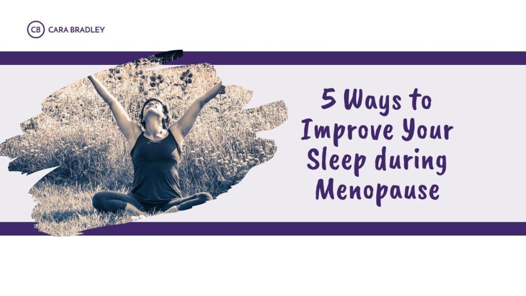 How to improve sleep at menopause in 45 days using olive oil