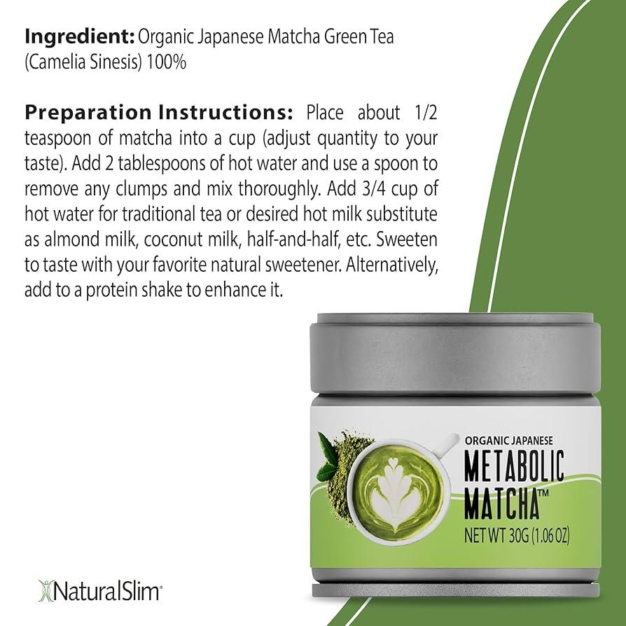 The Science Behind Matcha's Metabolism-Boosting Properties